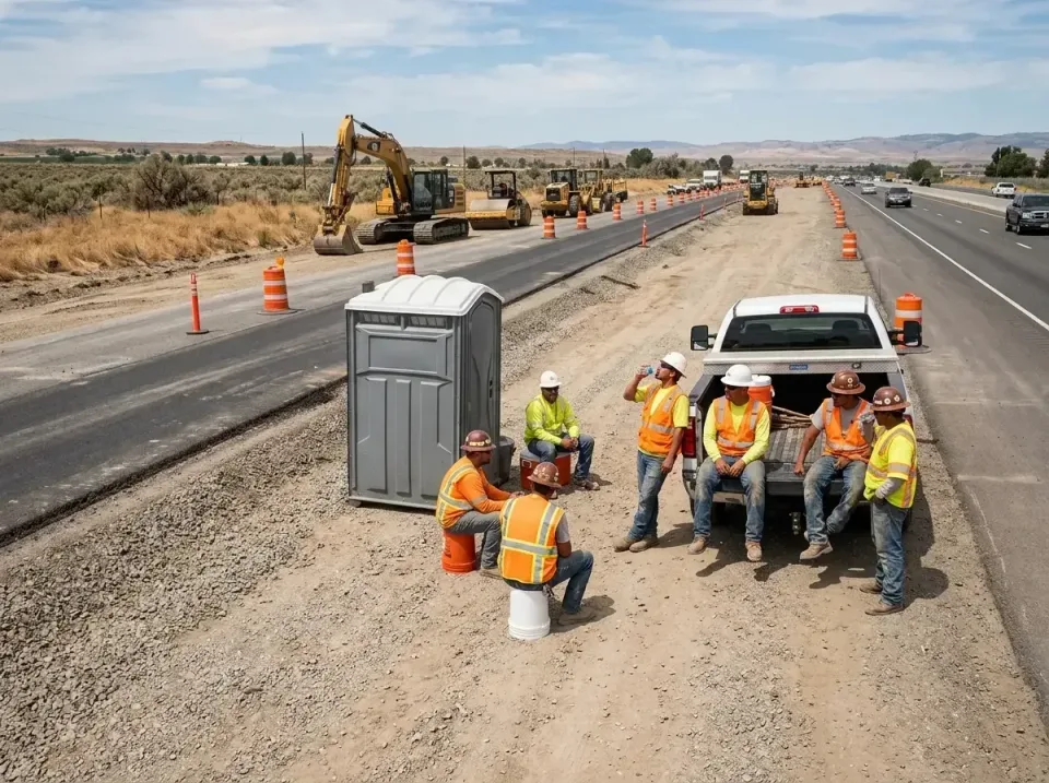 highway-road-construction-crew-007 — frequently asked questions, Porta Potty and Restroom Rentals in Miami Shores, FL